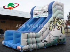 Inflatable Penguin Printing Dry Slide