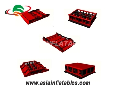 Newest New Design Insane 5k Inflatable Run Obstacles Event Giant Insane inflatable 5k with cheap price for Sale
