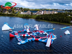 LED Light Giant Water Aqua Park Floating Water Park Inflatables