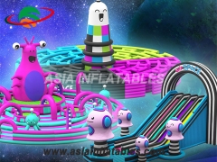 Top-selling Colourful Art-Zoo Inflatable Theme Park