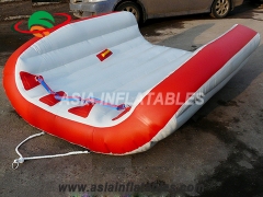 Strong Style 2 Person Water Sports Floating Platform Inflatable FlyingTube Towable and Wholesale Price