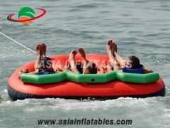 Fantastic Fun Inflatable Towable 3 Person Floating Towable Water Ski Tube Raft