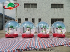 Durable Christmas Inflatable Snow Globe Balloon
