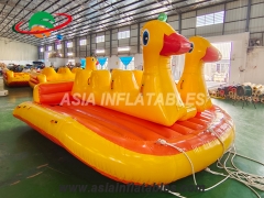 New Styles 6 Riders Inflatable Towable Duck Boat Inflatable UFO Sofa Inflatable Water Toys with wholesale price