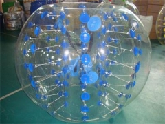 Blue Color Dots Bubble Soccer Ball Wholesale