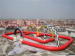 Durable Air Sealed Painting Inflatable Race Track
