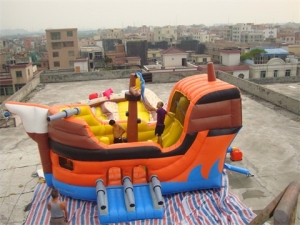 Inflatable Pirate Boat Bouncer