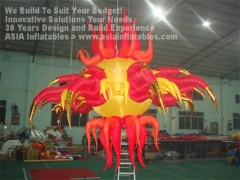 12 Foot LED Lighting Inflatable Star