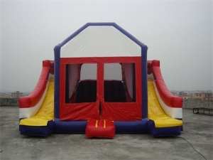 4 In 1 Dual Lane Bounce House Slide Combo