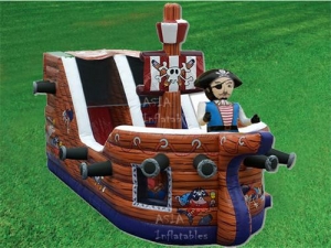 Inflatable Pirate Ship Slide