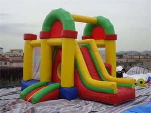 Backyard Bounce House Slide Combo