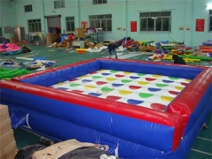 Inflatable Twister Mat Games Interactive Teambuilding - YL Inflatables