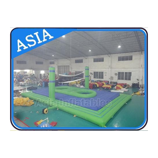 Inflatable Volleyball Court with Trampoline