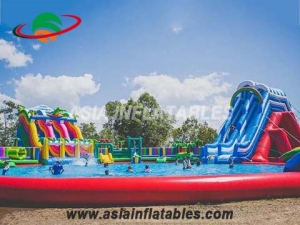 Dual Slip n Slide Water Park