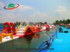 Hot-selling Inflatable Aqua Run Challenge Water Pool Toys