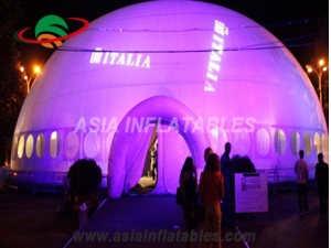 Inflatable lighting tent