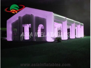 Inflatable lighting tent