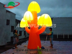 Led Inflatable Mushroom For Outdoor