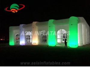 Inflatable lighting tent