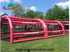 Inflatable tunnel tent