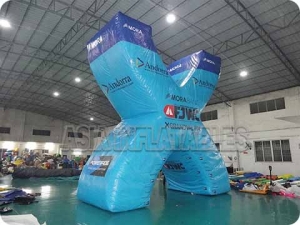 Inflatable X Shape Logo Model