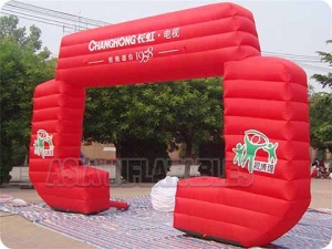 Red Brand Adevertising Inflatable Arch