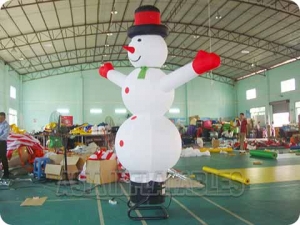 inflatable snow man