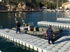 All The Fun Inflatables and Water Floating Dock, Floating Cubes