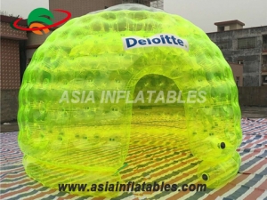 Blue Color Inflatable Bubble Tent