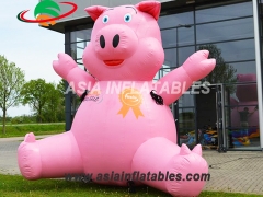 Best-selling Giant Cartoon  Inflatable Pig For Congratulations