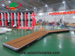 Teak surface dock