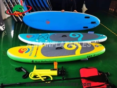 Fantastic Fun Inflatable Surfboard Surfing Paddle Board Fin SUP