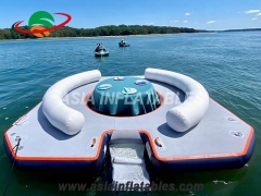 Inflatable Boat Tent Sun Shelter Lounge Platform