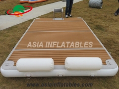 Inflatable Dock Station With Teak Surface Sell