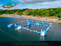 inflatable sea water aqua park