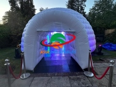 Top Design Hot Selling Inflatable White Igloo Disco Tent Inflatable dome Party Bar Tent With Led Lighting