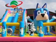 Custom Bluey inflatable bouncy castle for family fun