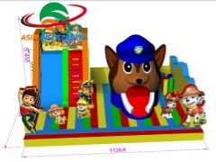 Hot Sale PAW Patrol Theme Playzone For All PAW Patro Fans Inflatable Theme Park Manufacturers