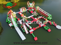 Inflatable Floating Water Obstacle Course