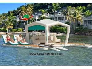 Luxury Water Platform Floating Inflatable Square Platform