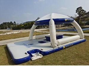 Floating Island Party Bana Inflatable Platform Island